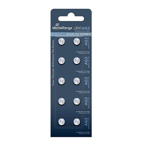 Αλκαλική Μπαταρία MediaRange Premium Coin Cells AG3 1.5V (LR41) (10 Pack) (MRBAT117)