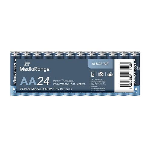 Αλκαλική Μπαταρία MediaRange Premium AA 1.5V (LR6) (24 Pack) (MRBAT106)