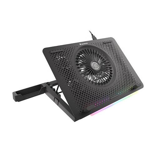 Genesis Gaming Laptop Cooler Pad OXID 450 RGB,15.6",1 fan, Led light, 1 USB (NHG-1678) (GNSNHG-1678)