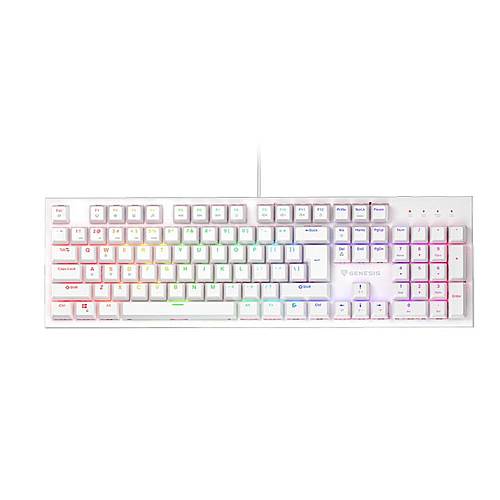 Genesis Gaming Keyboard Thor 303 White US Mechanical RGB, Silent Switch, Hot Swap (NKG-1879) (GNSNKG-1879)