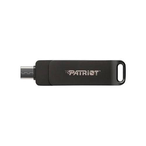 Patriot Rage R550 64GB Black USB-A und USB-C 3.2 Gen 1 (PE64GR550DSAD) (PATRPE64GR550DSAD)