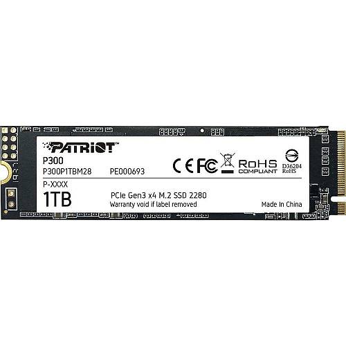 Patriot SSD P300 1TB M.2 PCIe 3.0 NVME (P300P1TBM28) (PATRP300P1TBM28)