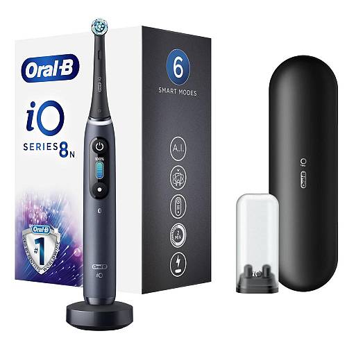 Oral-B iO Series 8 Electric Toothbrush Black (81769543) (BRA81769543)
