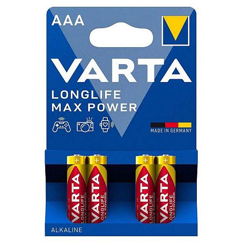 Varta Max Power 4703 (Max Tech) batteries - 4 pieces AAA / LR03  (VART20633)