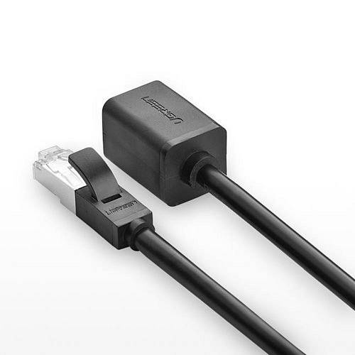 Ugreen Cat 6 FTP Ethernet RJ45 Extension Male/Female PatchCords with Shielding 3m black (11282) (UGR11282)