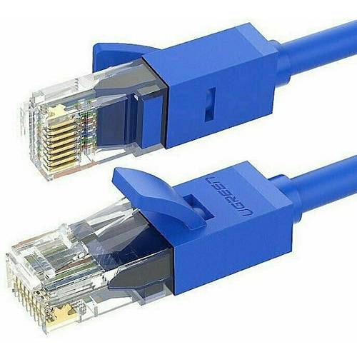 Ugreen Ethernet RJ45 Rounded Network Cable Cat.6 UTP 1m Blue (11204) (UGR11204)