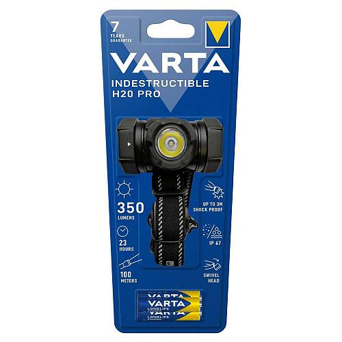 Varta H20 PRO 4W 3AAA 17732 'Indestructible' LED headlight (VART18657)