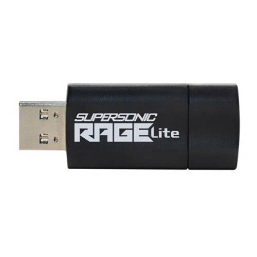Patriot Supersonic Rage Lite 64 GB Black/Blue USB-A 3.2 Gen 1 (PEF64GRLB32U) (PATRPEF64GRLB32U)