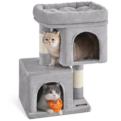 Feandrea Cat Tower, Height 67 cm, up to 2 small cats (PCT611W01) (FEAPCT611W01)