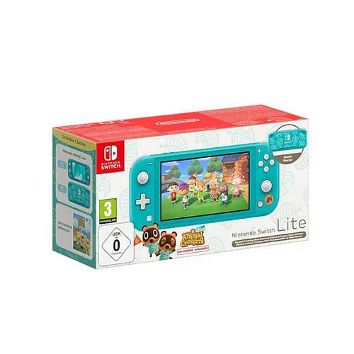 Nintendo Switch lite Console Animal Crossing Turquoise (46083) (NIN46083)