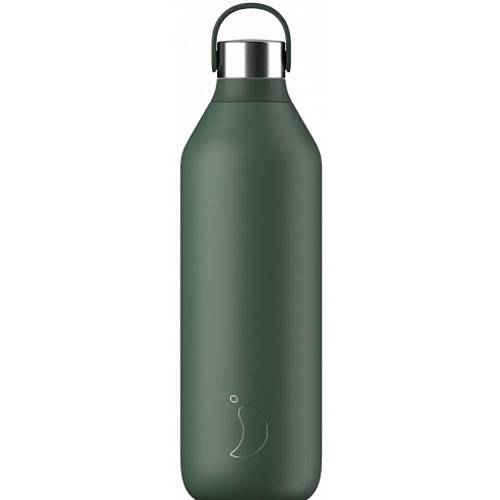 Chilly's Μπουκάλι Θερμός Series 2 Bottle Pine Green 1L 222-101 (222-101) (CHI222-101)