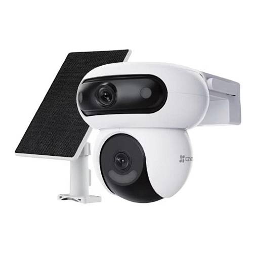 Ezviz Outdoor HB90x Dual 4G Kit Dual-Lens All-Day Recording 4G Camera + 8W Solar Panel (HB90X 4G Kit)