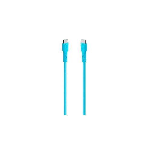 ttec Type-C to Type-C 60W Fast Charge Cable Neon Blue 120cm (2DK59NM) (TTEC2DK59NM)