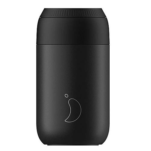 Chilly's Ποτήρι Θερμός Series 2 Coffee Cup Abyss Black 340ML 22120 (22120) (CHI22120)