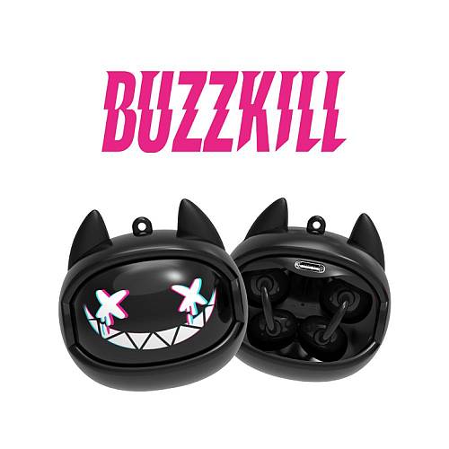 Kiddoboo GOAT Earbuds Buzzkill (KBG08BLK)