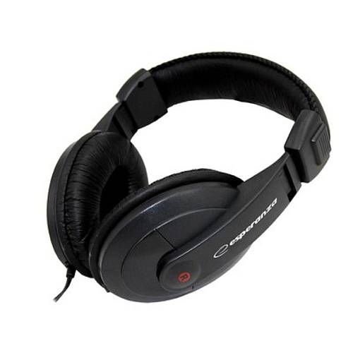 Esperanza Reggae Wired Over Ear Headphones Black (EH120) (ESPEH120)