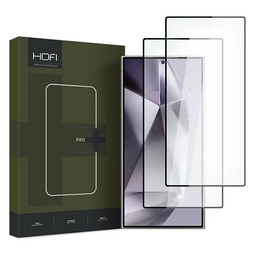 Tempered Glass Full Face Hofi Pro+ Samsung Galaxy S24 Ultra 5G Μαύρο (2 τεμ.)
