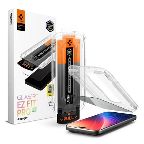 Tempered Glass Full Face Spigen Glas.tR EZ-FIT Pro Privacy Apple iPhone 16 Pro Max/ 17 Pro Max (1 τεμ.)
