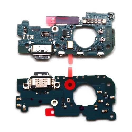 Πλακέτα Samsung A336B Galaxy A33 5G με Επαφή Φόρτισης & Μικρόφωνο (Original)