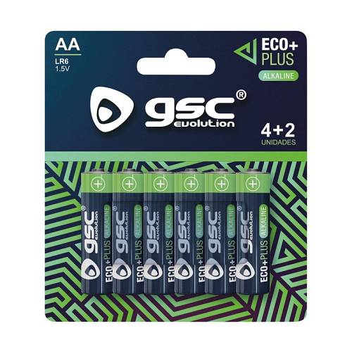 Μπαταρία GSC Alkaline EcoPlus AA LR06 (6 τεμ.)