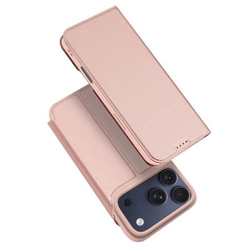 Θήκη Flip Dux Ducis Skin Pro Apple iPhone 17 Pro Ροζ