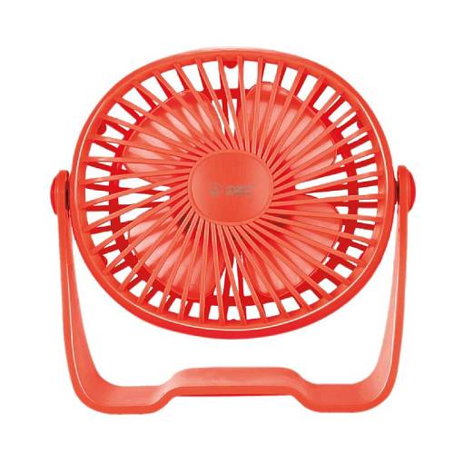 Επιτραπέζιος Ανεμιστήρας Niaros Alua USB 3W Mini Ανοιχτό Κόκκινο