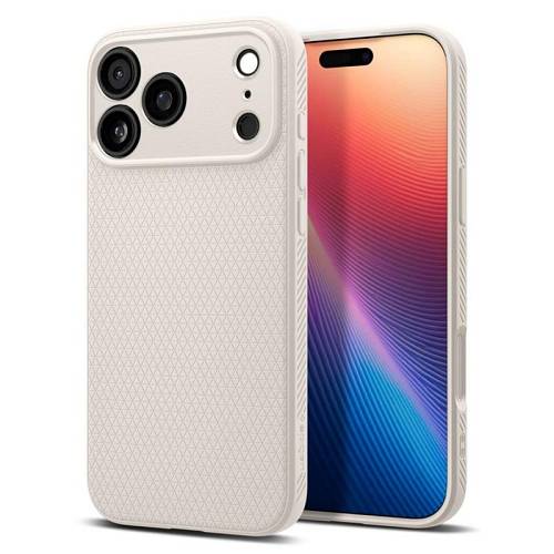 Θήκη Soft TPU Spigen Liquid Air Apple iPhone 17 Pro Natural Τιτάνιο