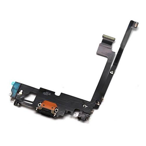 Καλώδιο Πλακέ Apple iPhone 12 Pro Max με Επαφή Φόρτισης Μαύρο (OEM)