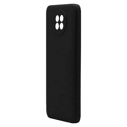 Θήκη Liquid Silicon inos Xiaomi Redmi Note 9T L-Cover Μαύρο