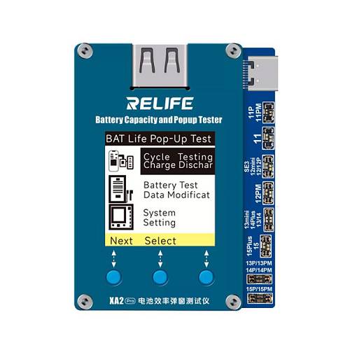 Όργανο Ελέγχου/ Επισκευής Μπαταρίων Relife XA2 Pro για iPhone 11 έως 15 Series