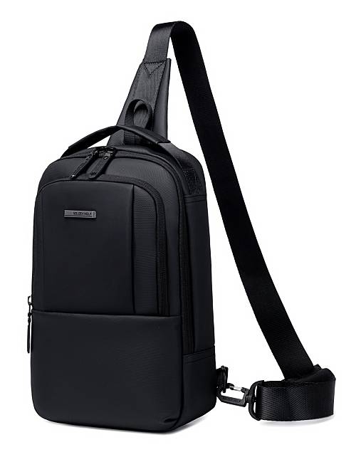 GOLDEN WOLF τσάντα Crossbody GXB00725, 4L, μαύρη GXB00725-BK