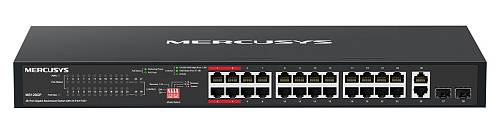 MERCUSYS rackmount switch MS128GP, 28x Gigabit θύρες, PoE+, V1.0 MS128GP