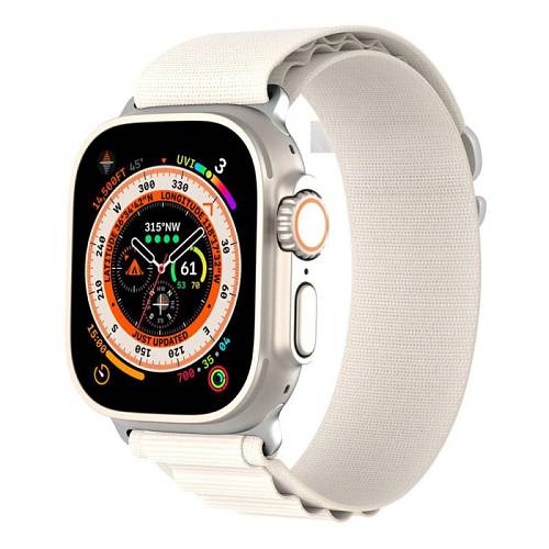 Λουράκι Dux Ducis Sport Nylon Woven Bracelet Apple Watch (42/ 44/ 45/ 49mm) Starlight