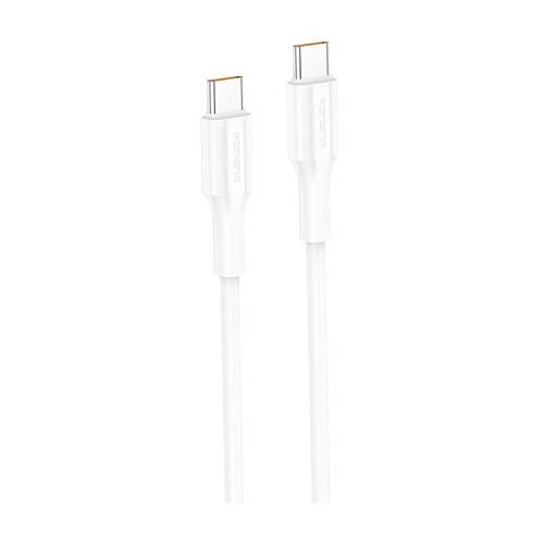 Καλώδιο Σύνδεσης USB 2.0 Foneng XS01 USB C σε USB C 60W 1m Λευκό