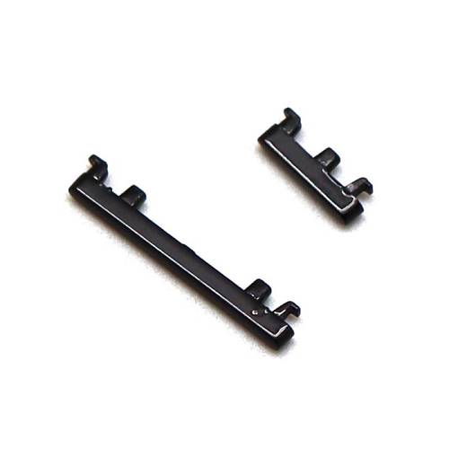 Σετ Εξωτερικό Πλαϊνό Πλήκτρο Έντασης & Πλήκτρο On/Off Xiaomi Redmi Note 7 Μαύρο (OEM) (2 τεμ)