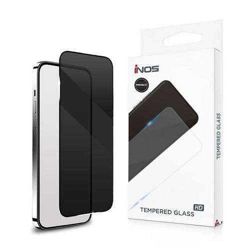 Tempered Glass Full Face Privacy inos 0.33mm Samsung Galaxy S25 Ultra 5G Μαύρο
