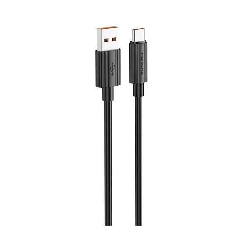 Καλώδιο Σύνδεσης USB 2.0 Foneng XS07 USB A σε USB C 15W 3Α 1.2m Μαύρο