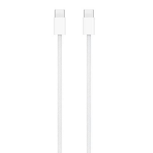 Kαλώδιο Apple Braided MW493 USB C σε USB C 60W 1m Λευκό (Ασυσκευαστό)