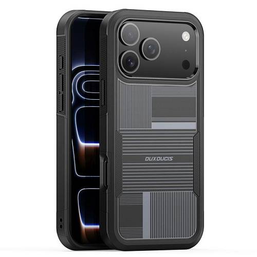 Θήκη TPU & PC Dux Ducis Shld Apple iPhone 17 Pro Max Umbra Pattern Μαύρο