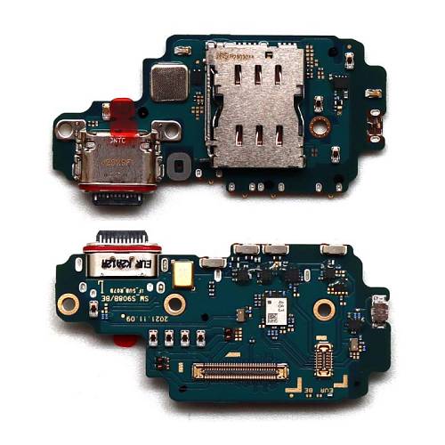 Πλακέτα Samsung S908B Galaxy S22 Ultra 5G με Επαφή Φόρτισης, SIM Reader & Μικρόφωνο (Original)