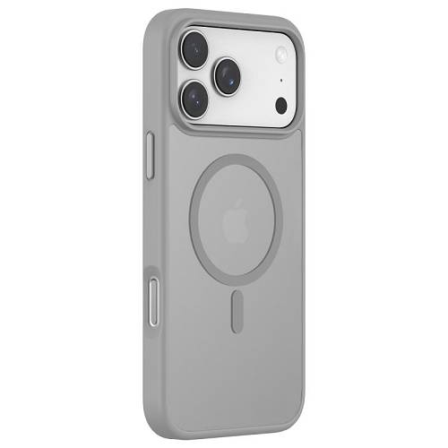 Θήκη TPU & PC Shock Proof Devia Magnetic Apple iPhone 17 Pro Pino Γκρι