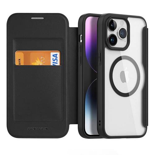 Θήκη Flip Dux Ducis Skin X Pro Wallet Apple iPhone 15 Pro Μαύρο