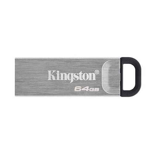 USB 3.2 Flash Disk Kingston Kyson DTKN USB A 64GB 200MB/s Ασημί