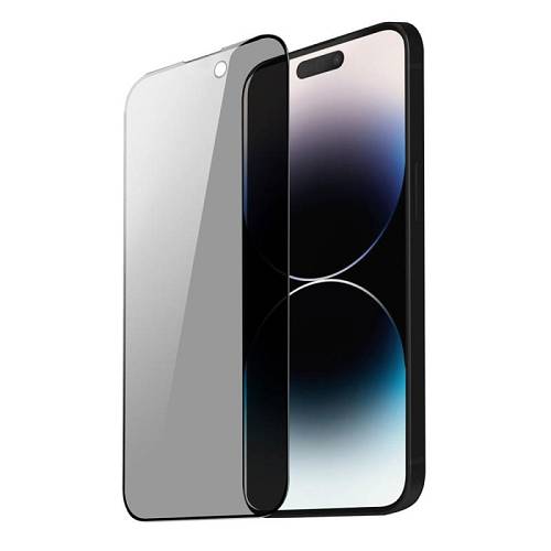 Tempered Glass Full Face Privacy Dux Ducis Apple iPhone 14 Pro Μαύρο (1 τεμ.)