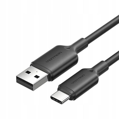 VENTION USB 2.0 A Male to C Male 3A Cable 1M White PVC Type (CTQWF) (VENCTQWF)