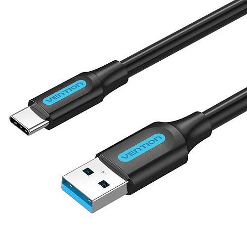 VENTION USB 3.0 A Male to C Male Cable 1.5M Black PVC Type (COZBG) (VENCOZBG)