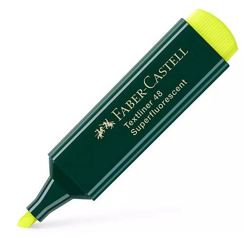 FABER-CASTELL μαρκαδόρος υπογράμμισης Textliner 48, κίτρινος, 1τμχ 154807