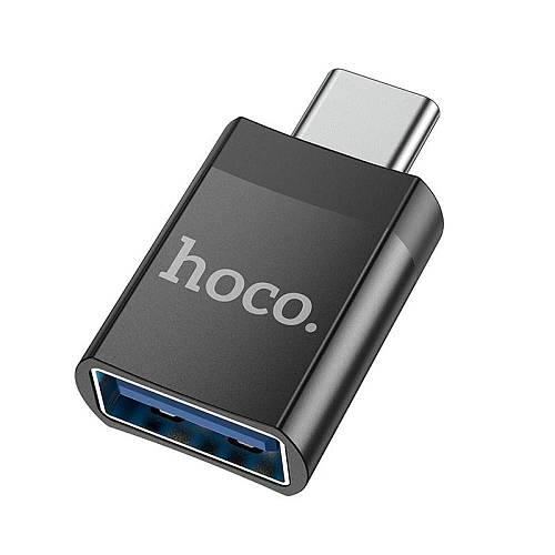 Hoco - Αντάπτορας Type C Αρσενικό USB 3.0 Θηλυκό UA17 Μαύρος