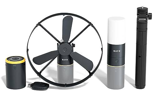 BAYU camping kit με powerbank/ανεμιστήρα/φωτιστικό/συσκευή για κουνούπια C-Pro C-PRO-CAMPING-KIT