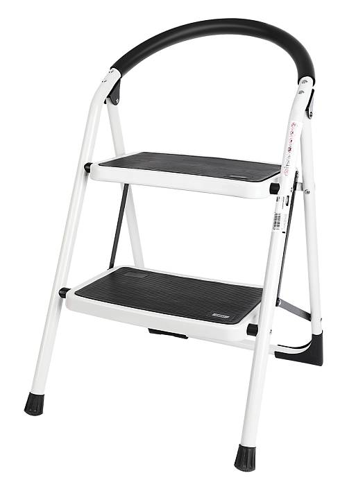 DELI σκάλα σιδήρου DL509012 με 2 σκαλοπάτια, 46cm, 150kg DL509012